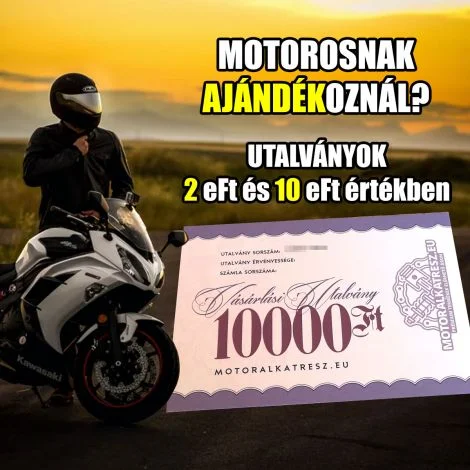 Motoros Ajándékutalvány