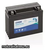 Exide AGM 12-23 21Ah akkumulátor (Gél/Zselés 360°-ban forgatható)