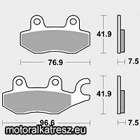 SBS (Scandinavian Brakes) 955DS-1 fékbetét