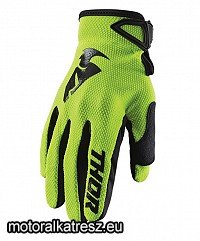 Thor SECTOR UV zöld cross/enduro/nyári kesztyű M