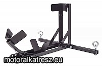 Biketec Motorszállítóhoz, utánfutóhoz első kerék rögzítő ív fekete széles (0069)
