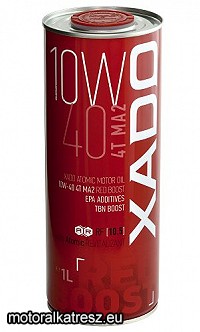 XADO Atomic Motor Oil Red Boost Revitalizáló motorkerékpár olaj 10W40 1l MA/MA2