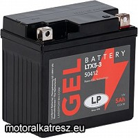 Landport GTX5-3 / LTX5-3 gél-zselés akkumulátor (YTX5L-BS, YTZ6S helyett is)