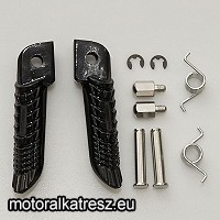 Biketec Első lábtartópár, fekete BTFR007