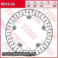 TRW Lucas MSTR242 féktárcsa