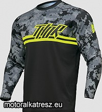 Thor SECTOR DIGI gyerek szürke-fekete-UV crossmez XS (1 db)