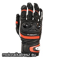 Oxford Cypher 1.0 Short Leather MS Kesztyű fekete-fehér-piros XL (1 pár)