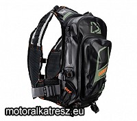 Leatt Hydration Moto HydraDri WP 2.0 fekete-zöld vízálló hátizsák 2l-es hidratáló táskával