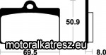 SBS (Scandinavian Brakes) 566HF fékbetét