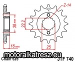 JT 105-551-16 első lánckerék