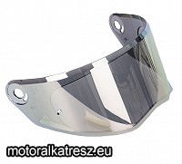 HJC HJ41 pinlock-előkészítéses ezüst színű tükrös plexi, V10 