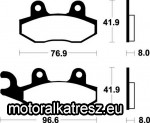 SBS (Scandinavian Brakes) 611HS fékbetét