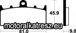 SBS (Scandinavian Brakes) 778HF fékbetét