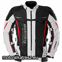 Furygan MONTROC extra szellős, kevlárszálas túrakabát fekete-szürke-piros 2XL (1 db)
