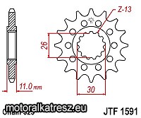 JT 102-567-16 első lánckerék
