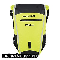 Oxford Aqua B-25 Hydro Backpack 25l-es vízálló hátizsák fekete-UV OL476 (1 db)