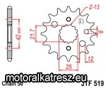 JT JTF519-17 első lánckerék