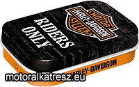   Harley Davidson Riders Only fém cukorkás doboz