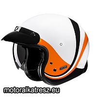 HJC V31 EMGO MC7 fekete-fehér-narancs bukósisak XS