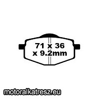 EBC FA101 fékbetét