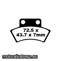 EBC FA232R off-road fékbetét