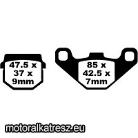 EBC FA083R off-road fékbetét