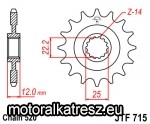 JT JTF715-12 első lánckerék