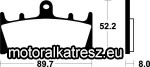 SBS (Scandinavian Brakes) 686HS fékbetét