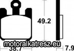 SBS (Scandinavian Brakes) 788HS fékbetét