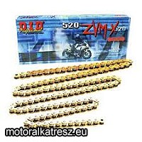 DID 520ZVMX GOLD 124 szemű lánc