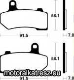 SBS (Scandinavian Brakes) 830HS fékbetét