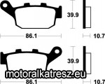 SBS (Scandinavian Brakes) 614HF fékbetét
