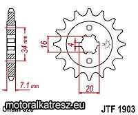 JT 105-425-14 első lánckerék
