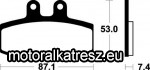 SBS (Scandinavian Brakes) 681HF fékbetét