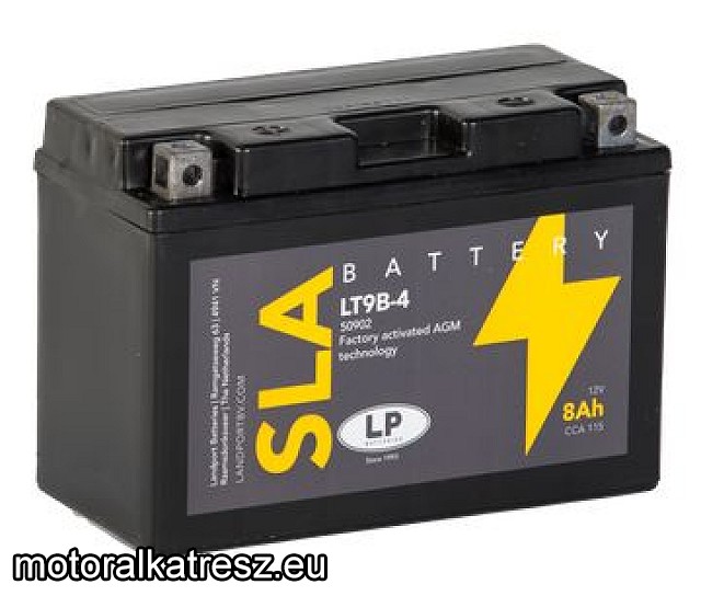 Landport LT9B-4 akkumulátor (YT9B-4, YT9B-BS, GT9B-4 helyett gyárilag zárt, forgatható)